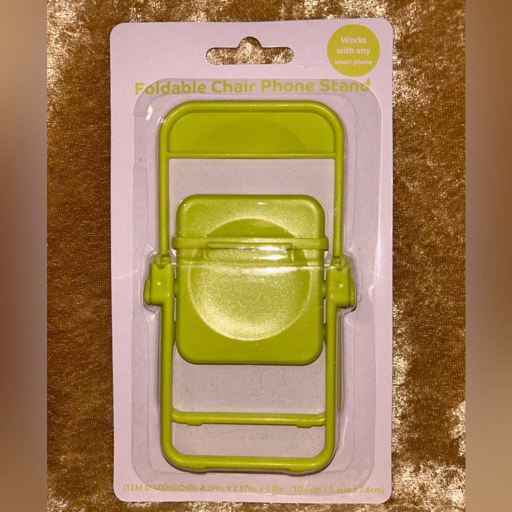 NIB Foldable Chair Phone Stand